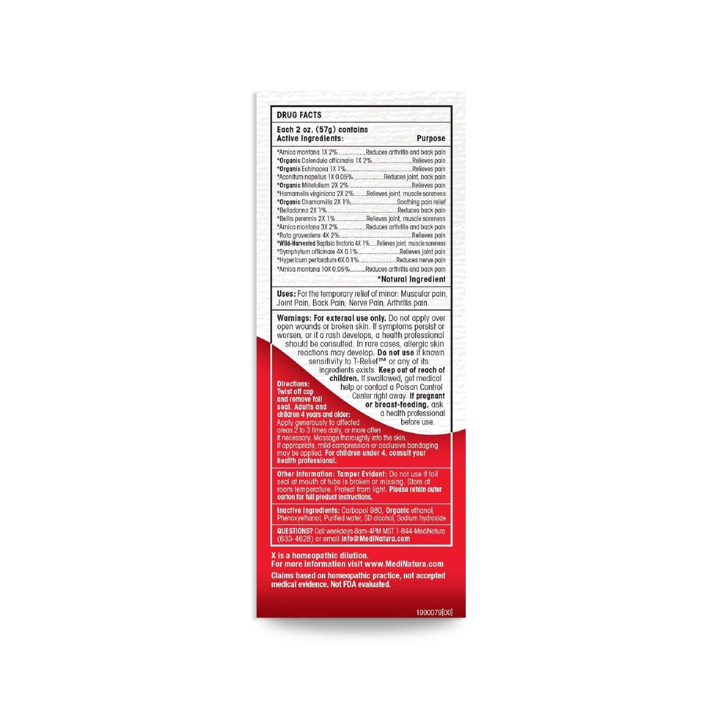 MediNatura T-Relief Extra Strength Discomfort Relief Gel-Extra-Strength Arnica Gel for Fast-Acting Relief-Supports Mobility & Body Aches-Homeopathic & Plant-Based-Paraben-Free-Non-Sticky - 2 oz - Maple Wellness Supplements