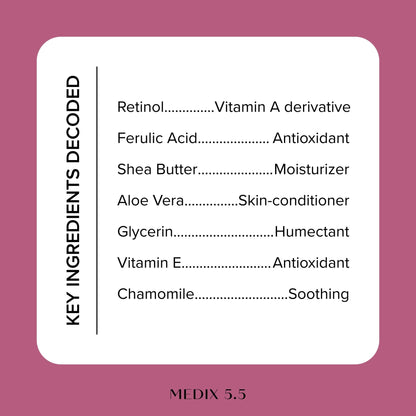 Medix 5.5 Retinol Body Lotion Firming Moisturizer | Crepey Skincare Treatment - Maple Wellness Supplements