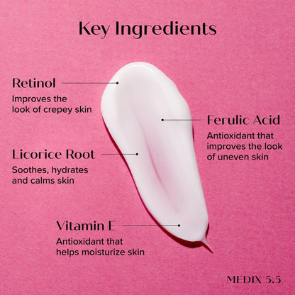 Medix 5.5 Retinol Body Lotion Firming Moisturizer | Crepey Skincare Treatment - Maple Wellness Supplements