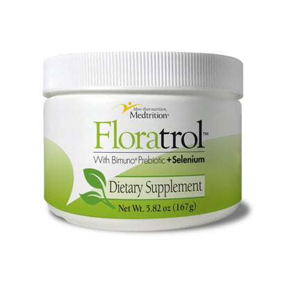 Medtrition Floratrol™ Prebiotic Fiber Powder for Digestive Health – Bimuno® GOS Prebiotic + Selenium – Supports Gut Health & Regularity – Dissolves Clear and Fast, - Maple Wellness Supplements
