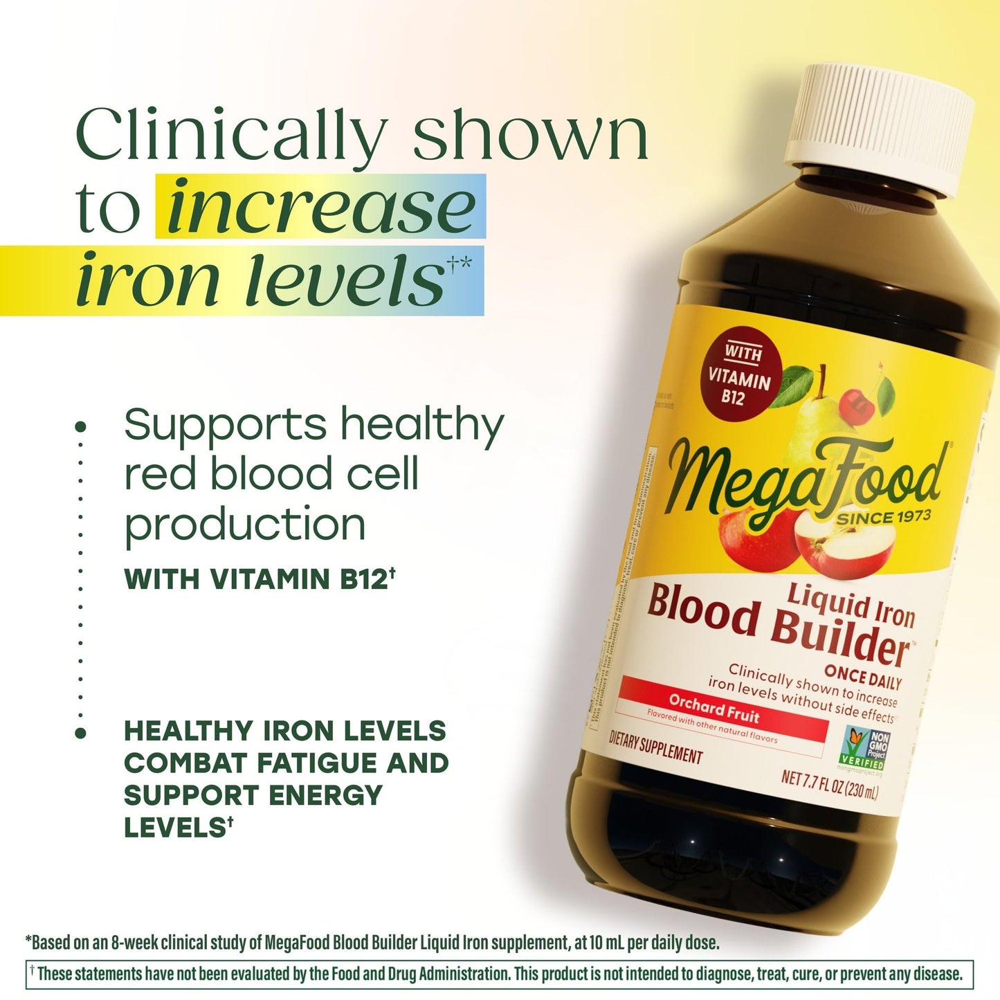 MegaFood Blood Builder Liquid Iron Supplement for Women, Men & Kids, Clinically Shown to Increase Iron Levels Without Constipation, - Maple Wellness Supplements