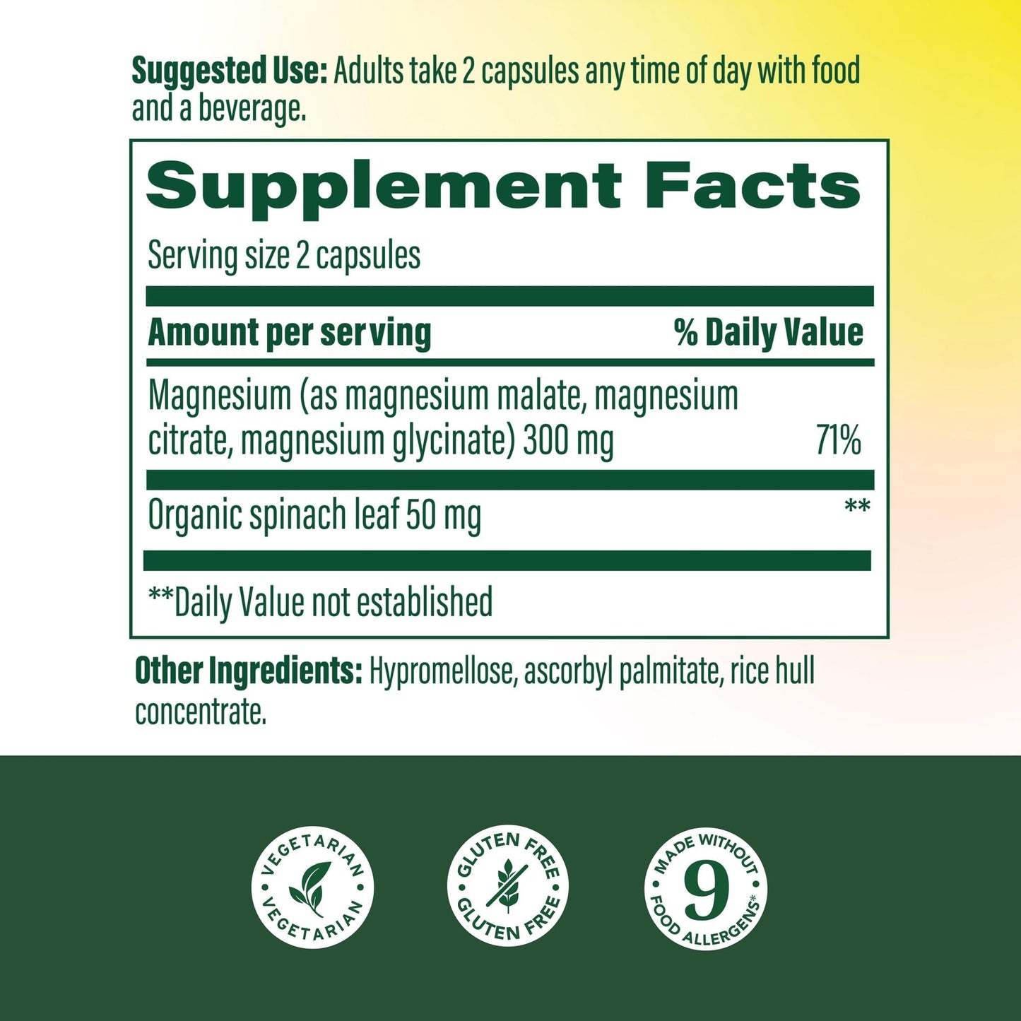 MegaFood Magnesium Glycinate, Citrate & Malate 300mg Supplement - Highly Absorbable Blend to Support Heart, Nerve Health & Relaxation, - Maple Wellness Supplements