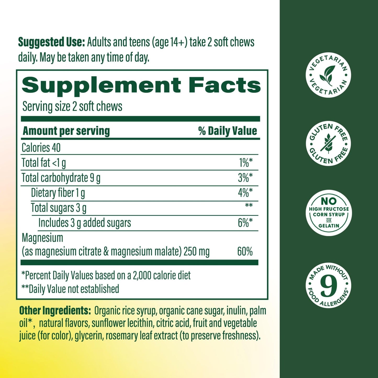 MegaFood Relax + Calm Magnesium Complex with Magnesium Citrate & Malate for Heart Health, Muscle Tension & More – Doctor Formulated - Vegetarian – Grape Flavor - 30 Soft Chews (15 Servings) - Maple Wellness Supplements