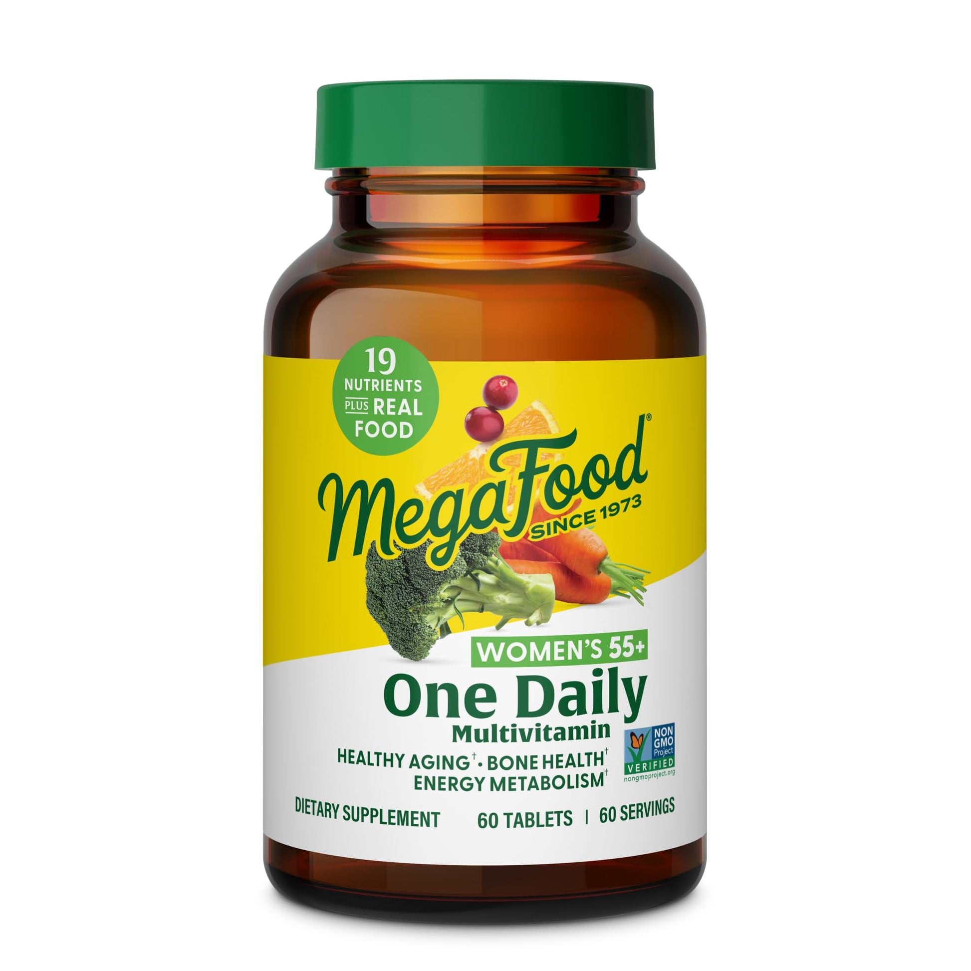MegaFood, Women Over 55 One Daily, Supports Optimal Health and Wellbeing, Multivitamin and Mineral Dietary Supplement - Maple Wellness Supplements