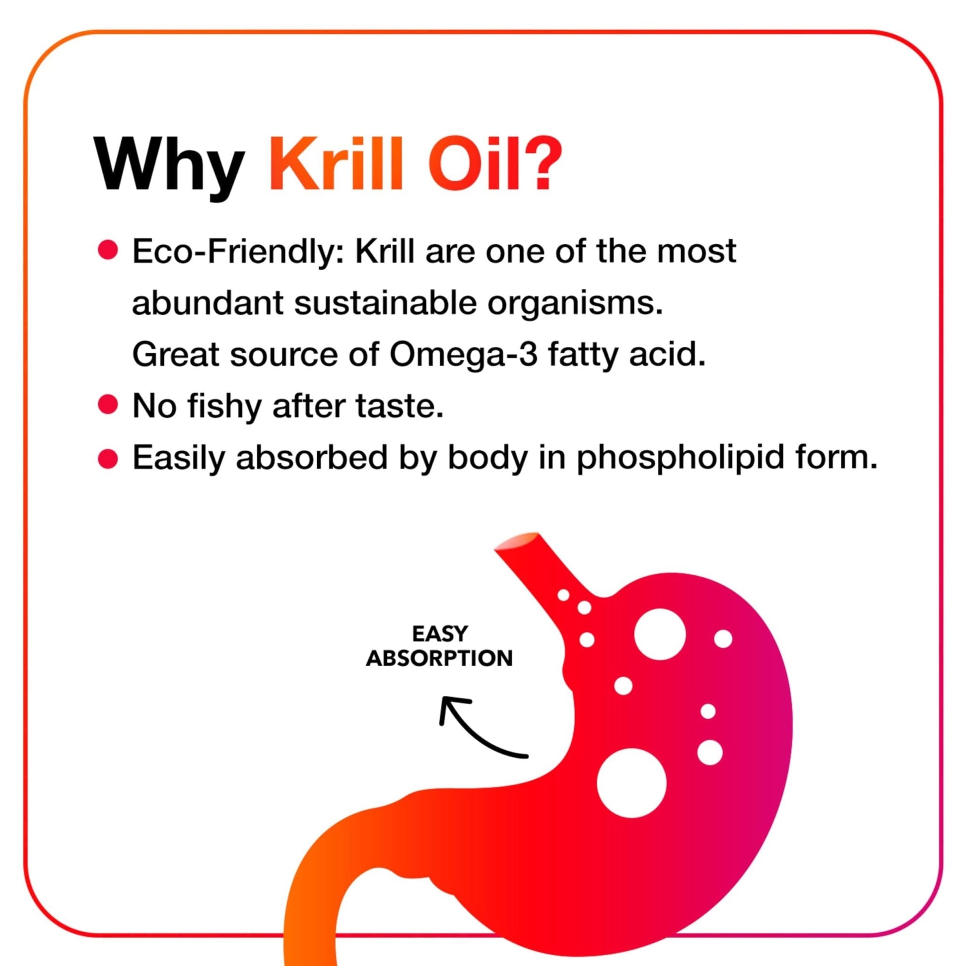 MegaRed Antarctic Krill Oil 500mg Omega 3 Fatty Acid Supplement, Extra Strength EPA & DHA Krill Oil Softgels (90cnt Box), Astaxanthin - Maple Wellness Supplements