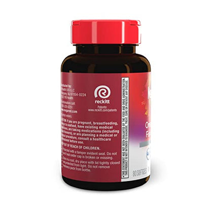 Megared Omega-3 Fish Oil + High Absorption Krill Oil 500mg Softgels, MegaRed Advanced 4in1 (80 count in a bottle) Concentrated Omega-3 Fish - Maple Wellness Supplements