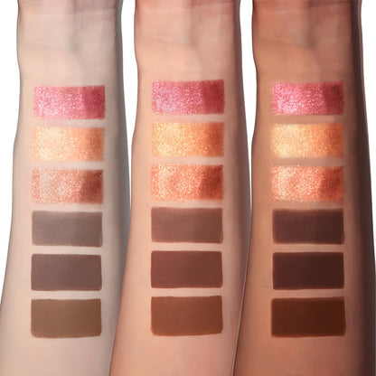 Melemando Face Sculpting Contour Palette 6 Colors Smooth Cream Matte Contour Pressed Powder Lightweight and Easy to Blend Contour Makeup (Color 02) - Maple Wellness Supplements