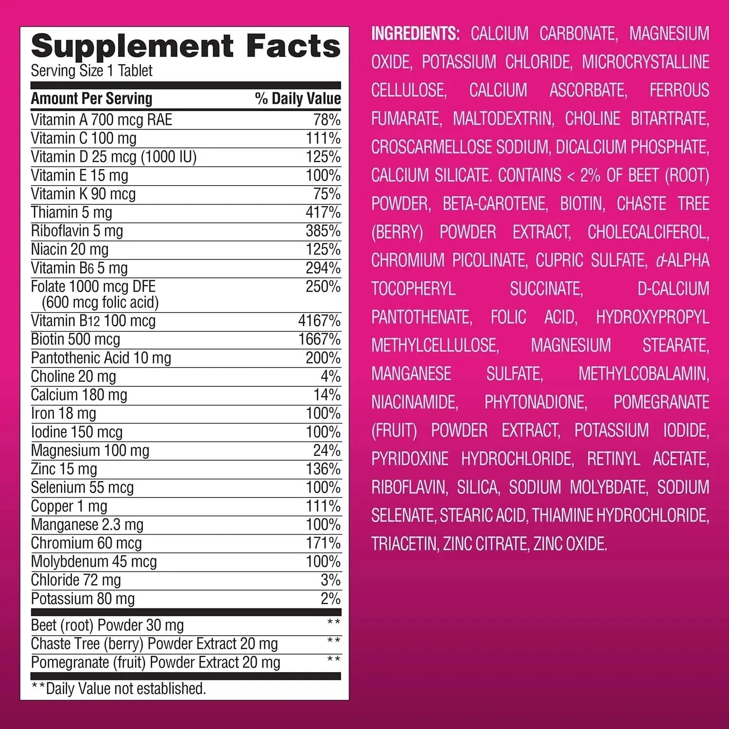 Members Mark Women's Daily Multivitamin (275 Count) - Maple Wellness Supplements