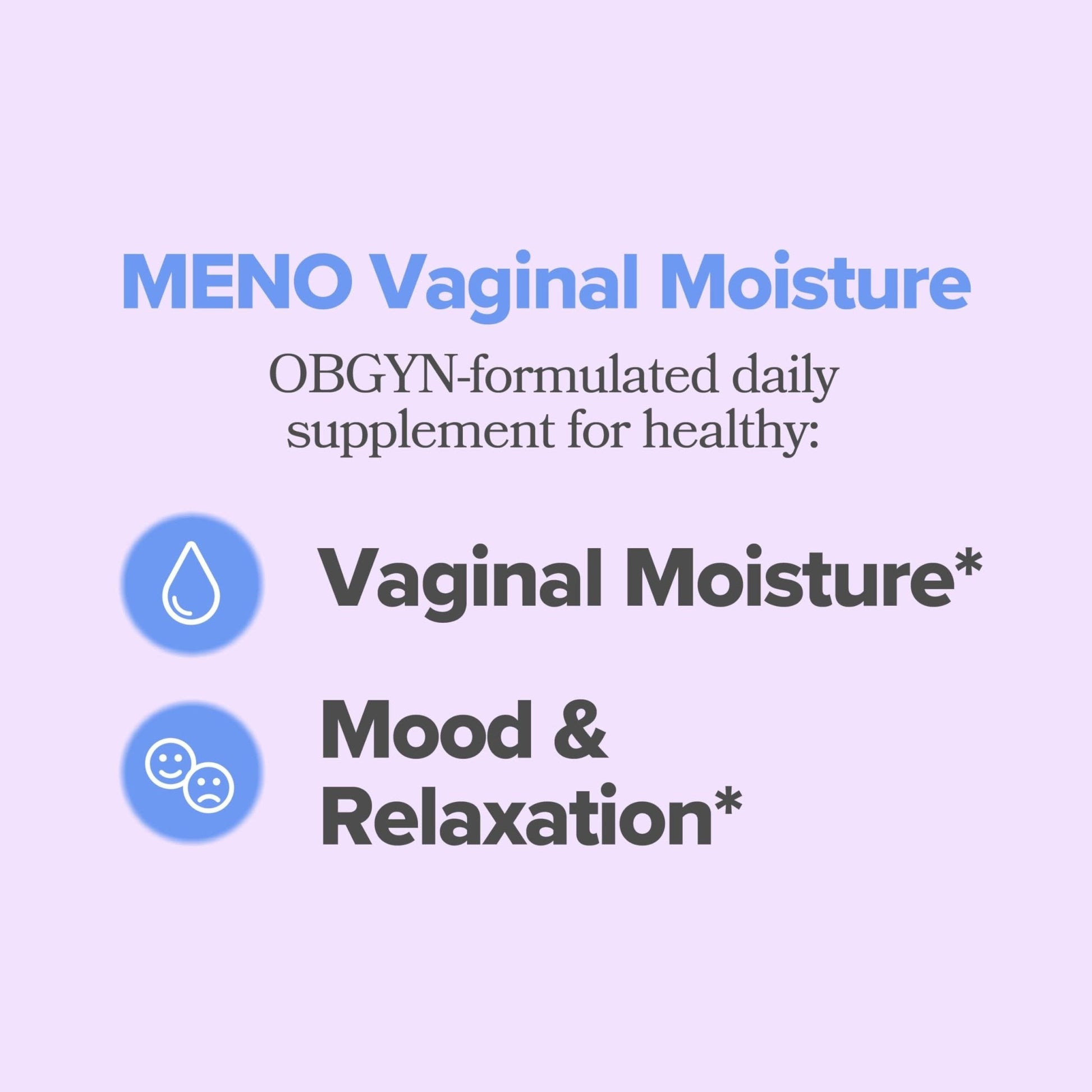 MENO Vaginal Moisture Support Capsules – OBGYN-Formulated to Support Healthy Vaginal Moisture, Mood & Relaxation – Hormone-Free Supplements with Maca Root & Fenugreek Seed Extract – 30 Servings - Maple Wellness Supplements