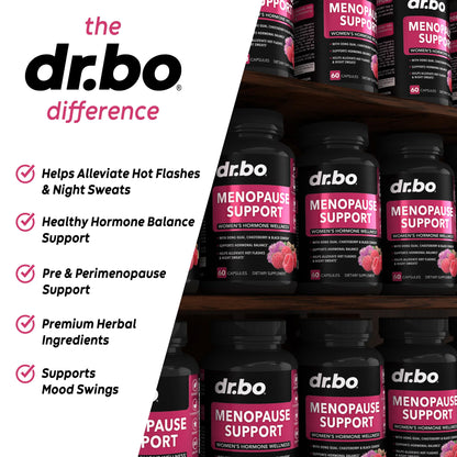 Menopause Supplements for Women Support Pills - Natural Menopause Relief for Hot Flashes, Night Sweats & Mood Swings with Dong Quai, Chasteberry & Black Cohosh - Hormone Balance for Women Supplement - Maple Wellness Supplements