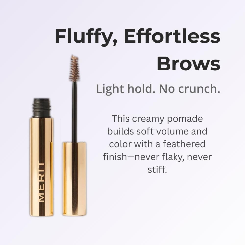 Merit Brow 1980 Volumizing Tinted Eyebrow Gel-Pomade - Taupe - Taupe with Cool Undertones - Maple Wellness Supplements