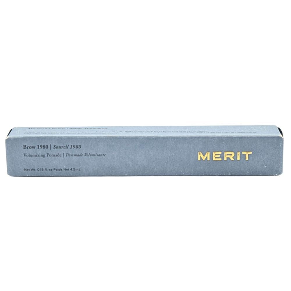Merit Brow 1980 Volumizing Tinted Eyebrow Gel-Pomade - Taupe - Taupe with Cool Undertones - Maple Wellness Supplements