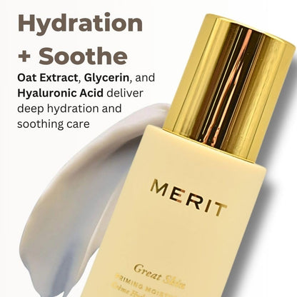 Merit Great Skin Priming And Firming Moisturizer With Peptides And Hyaluronic Acid - Maple Wellness Supplements