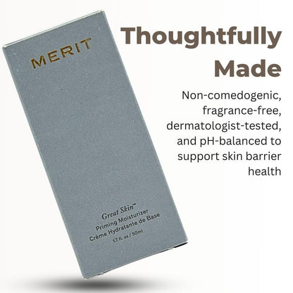 Merit Great Skin Priming And Firming Moisturizer With Peptides And Hyaluronic Acid - Maple Wellness Supplements