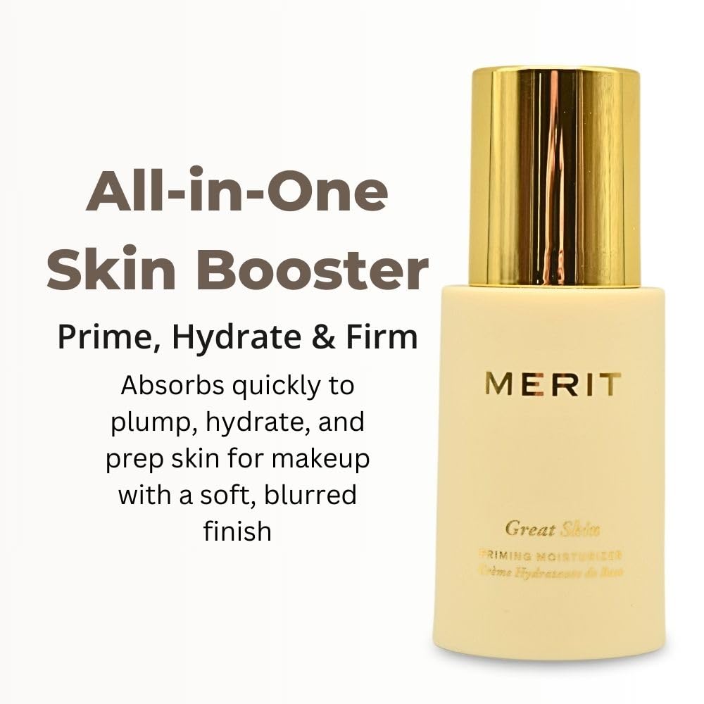 Merit Great Skin Priming And Firming Moisturizer With Peptides And Hyaluronic Acid - Maple Wellness Supplements
