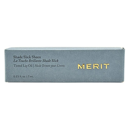 Merit Shade Slick Hydrating Tinted Lip Oil – Twin Set Mauve | Vegan Lip Gloss with Rosehip, Shea & Jojoba Oils for Moisturizing High-Shine Color - Maple Wellness Supplements