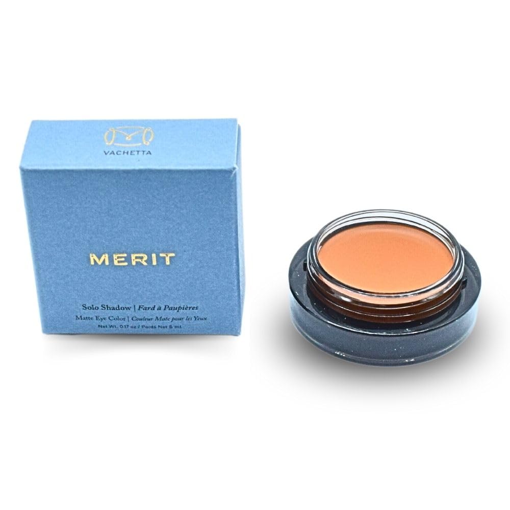 MERIT Solo Shadow Cream-to-Powder Soft Matte Eyeshadow Vachetta - Maple Wellness Supplements