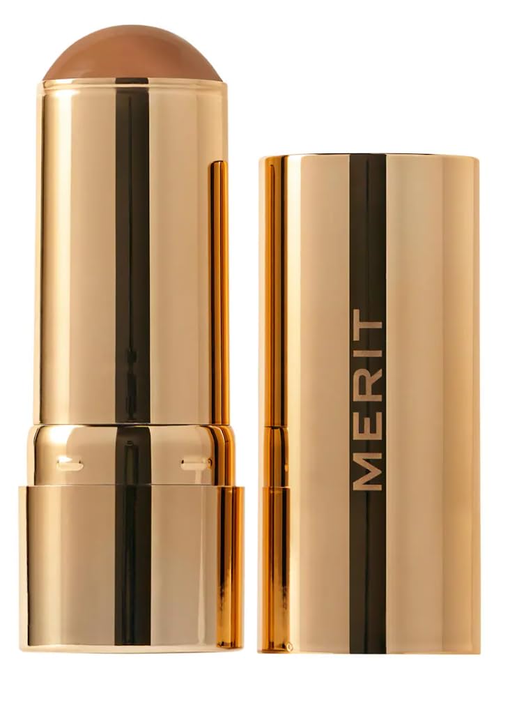 Merité Bronze Balm, Sheer Buildable Cream Sculpting Bronzer, Natural Finish, Lightweight Formula Clay - light skin - Maple Wellness Supplements