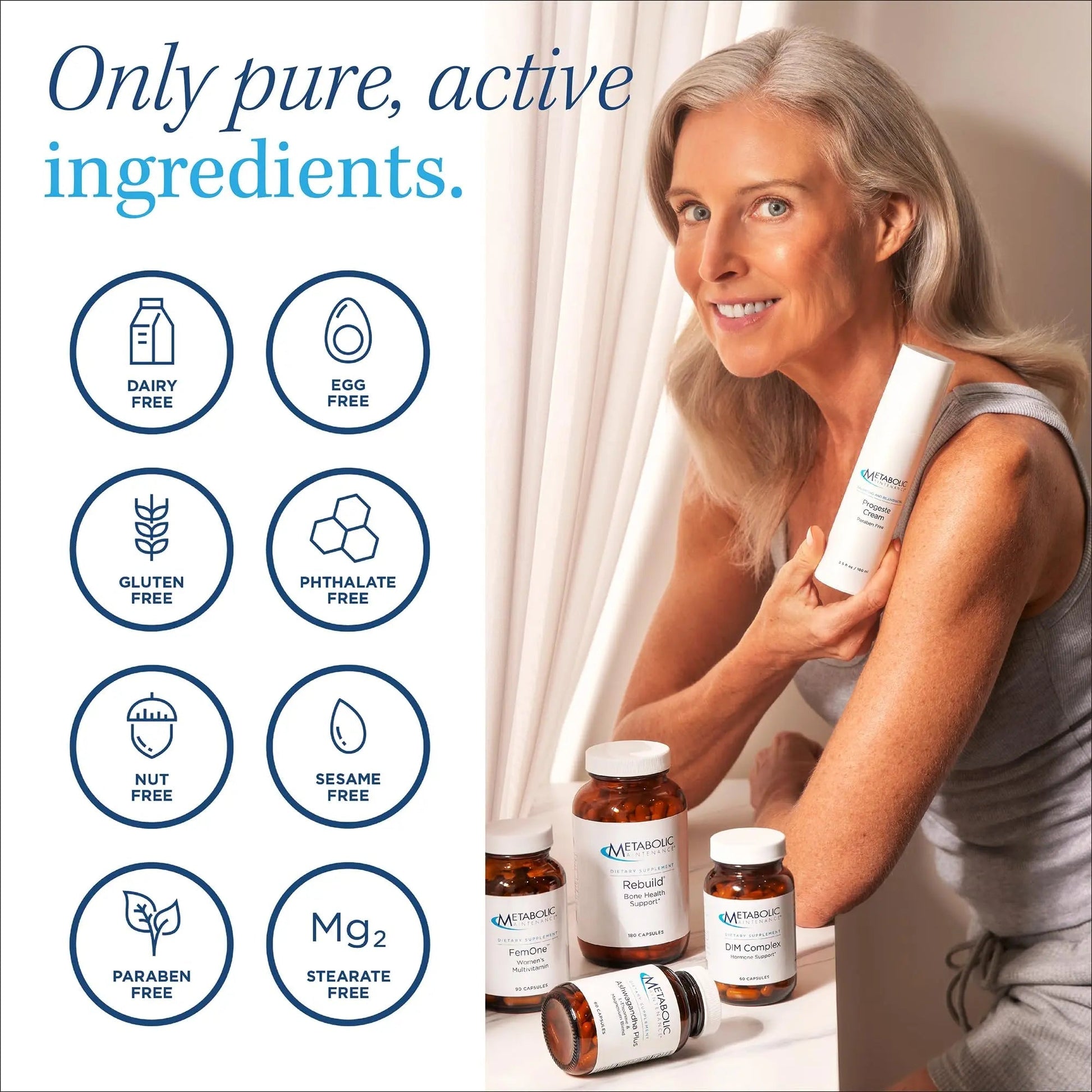 Metabolic Maintenance FemOne - Women's Multivitamin with Bioavailable Iron, Active Folate, B12, Antioxidants, Vitamin D + Biotin - Maple Wellness Supplements