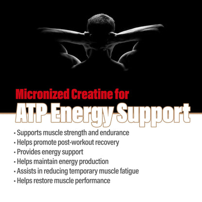 METALIFE 100% Pure Creatine Monohydrate Powder 200 Servings, Micronized Powder, Muscle Growth, Unflavored, Ideal for Athletes & Fitness Enthusiasts, - Maple Wellness Supplements