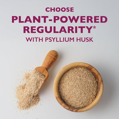 Metamucil 4-in-1 Psyllium Husk Friendly Fiber Supplement, Sugar-Free, 72 teaspoons, Orange Flavored, Daily Fiber Powder for Digestive Health - Maple Wellness Supplements