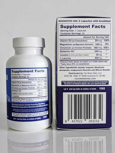 METFORMINA Natural - Weight Loss Aid and Metabolism Support - Dr Salomon, 60 Cap - Maple Wellness Supplements