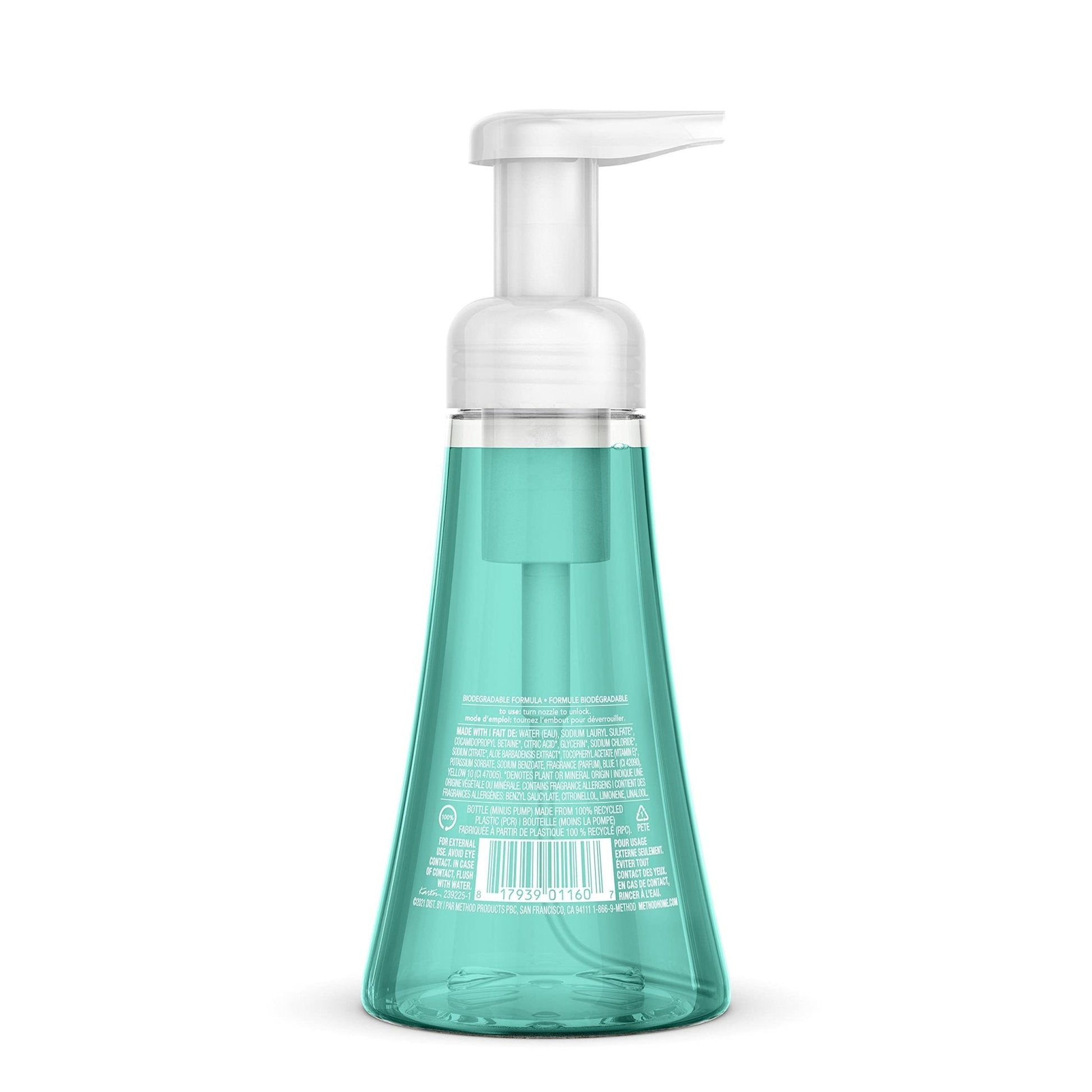 Method Foaming Hand Soap, Waterfall, Paraben and Phthalate Free, 10 Fl Oz (Pack of 1) - Maple Wellness Supplements