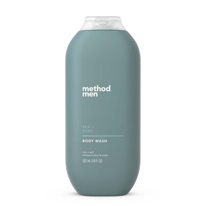 Method Men Body Wash, Sea and Surf Scent, Paraben and Phthalate Free, Quick-Lathering - Maple Wellness Supplements