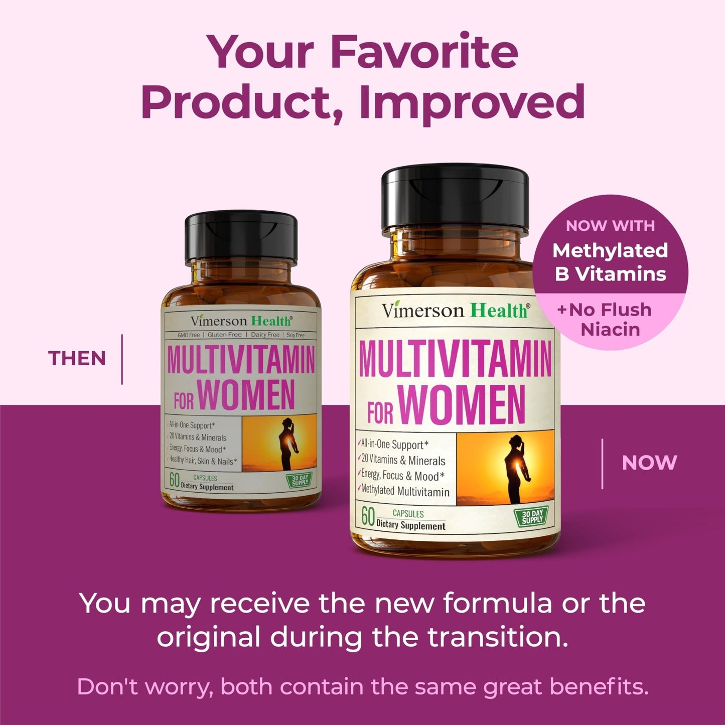 Methylated Multivitamin for Women w/Bioavailable Vitamins, Chelated Minerals, Vitamin D, B12, C, A & Zinc for Energy, Focus and Immune Health - Maple Wellness Supplements