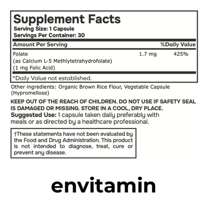Methylfolate & Methylated Multivitamin - Maple Wellness Supplements