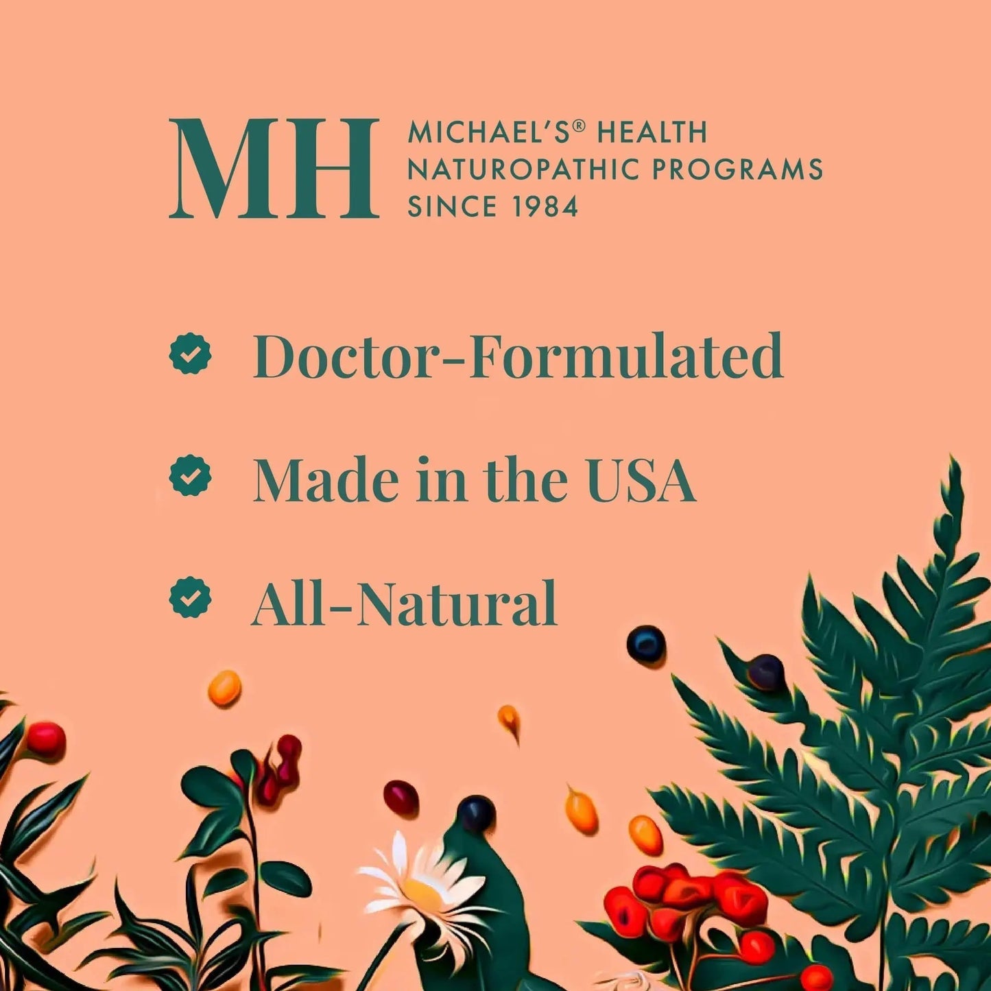 MICHAEL'S Health Naturopathic Programs Teen Girls Multivitamin - 90 Vegetarian Tablets - with B Complex Vitamins - Maple Wellness Supplements