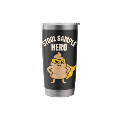 Microbiome Tester Gut Health Stool Sample Science Lab Poop Stainless Steel Insulated Tumbler - Maple Wellness Supplements