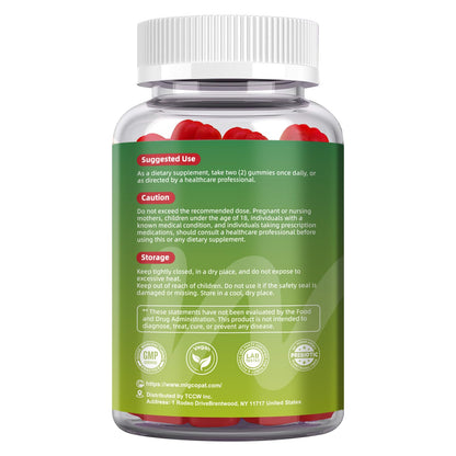 Migcopat Pre Post Probiotics Gummies, Probiotic Prebiotic Postbiotic Digestive Enzymes with Fiber, 120 Billion CFU Probiotics - Digestive Health - Maple Wellness Supplements