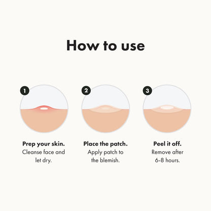 Mighty Patch Original Patch from Hero Cosmetics - 1 Hydrocolloid Acne Pimple Patches - Maple Wellness Supplements