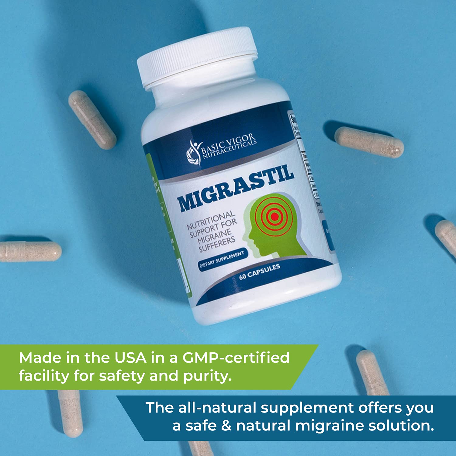 Migraine Stick & Migrastil Migraine Relief Capsules Bundle - Maple Wellness Supplements