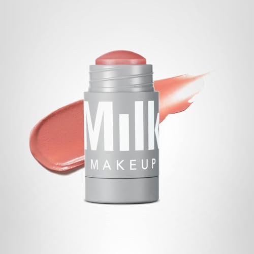 Milk Makeup Lip + Cheek Stick – Buildable Cream Blush + Lip Color w/Hydrating Mango Butter + Avocado Oil for a Natural Flush – Long-Lasting, Multiuse, Vegan Formula – Werk (Dusty Rose), 0.21 oz - Maple Wellness Supplements