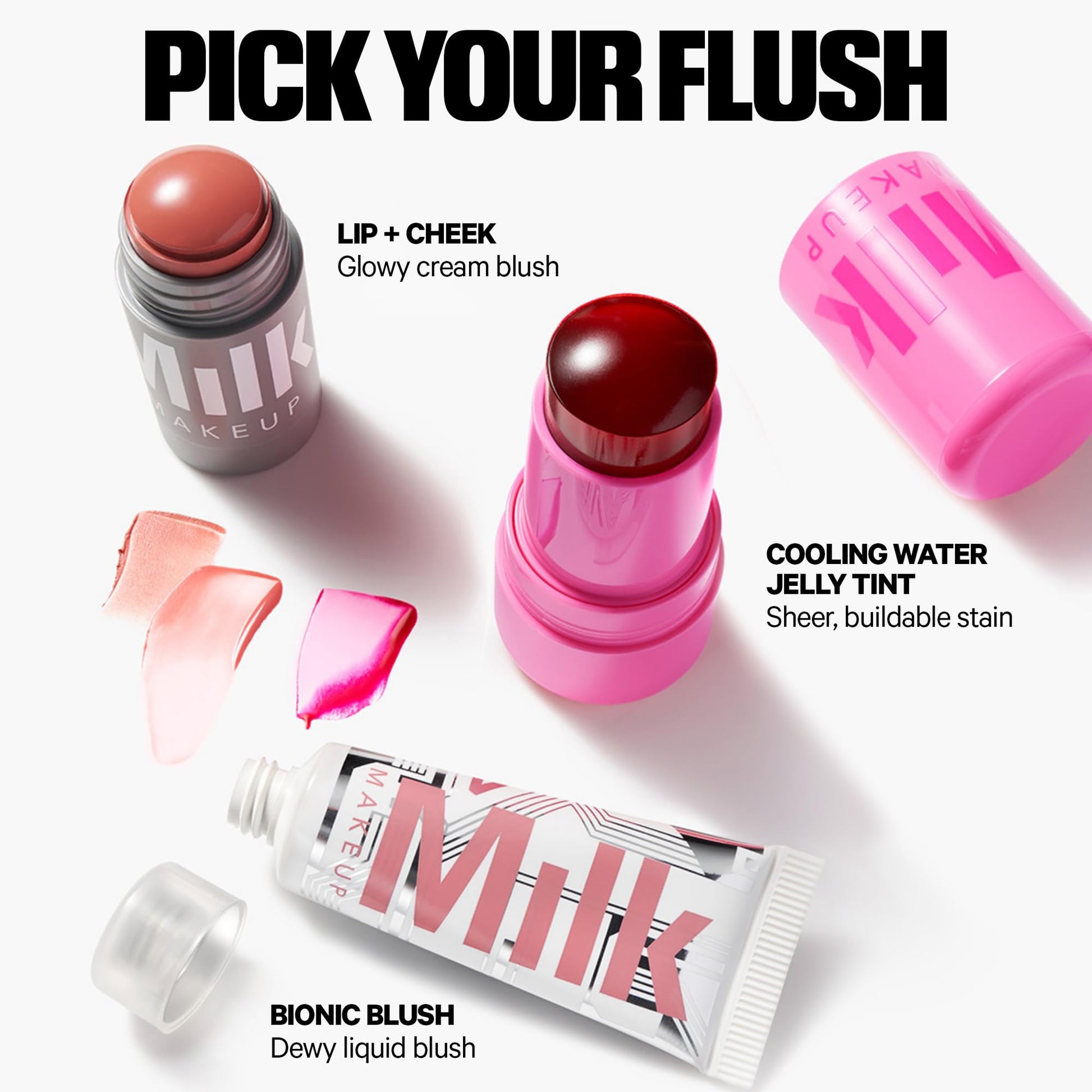 Milk Makeup Lip + Cheek Stick – Buildable Cream Blush + Lip Color w/Hydrating Mango Butter + Avocado Oil for a Natural Flush – Long-Lasting, Multiuse, Vegan Formula – Werk (Dusty Rose), 0.21 oz - Maple Wellness Supplements
