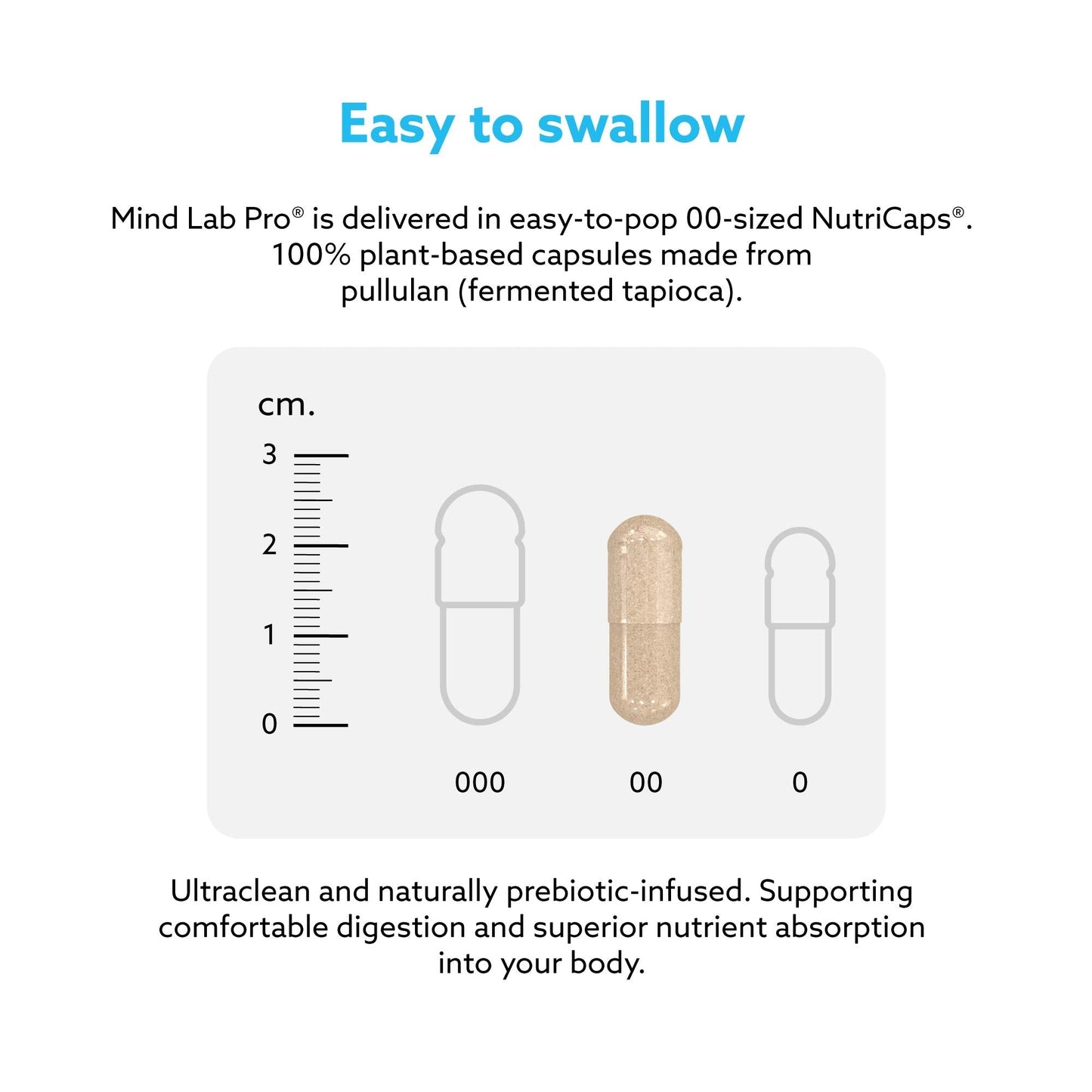 Mind Lab Pro® MLP® v4 Universal Booster Supplement for Focus, Memory, Clarity, Energy - 60-Count - Plant-Based, Naturally Sourced Memory Vitamins - Maple Wellness Supplements