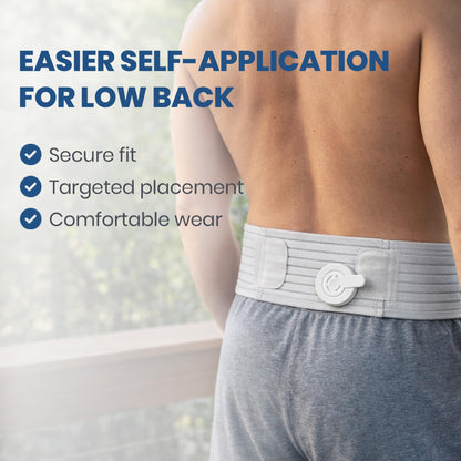 Mint Bucket ActiPatch Wearable Pain-Relief Device, Adjustable Back Wrap Kit for Lower Back, Secure Velcro Hold, Drug-Free Therapy Support, Device + Wrap Included - Maple Wellness Supplements
