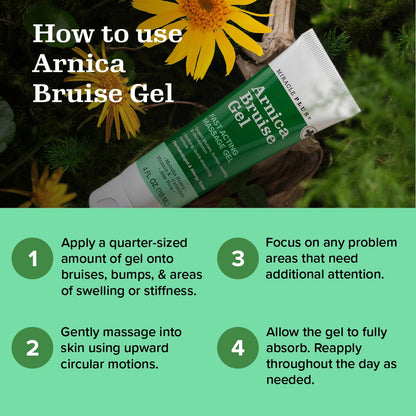 Miracle Plus Arnica Bruise Relief Gel + Magnesium Leg Relief Cream Bundle - Maple Wellness Supplements