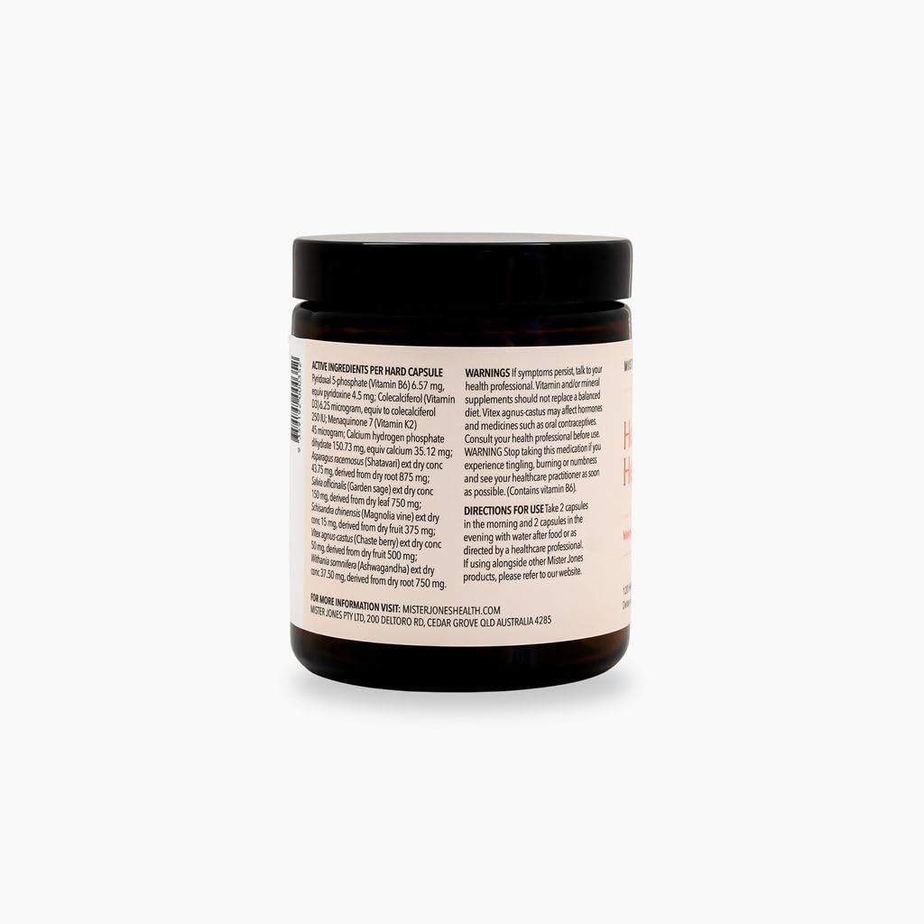 Mister Jones Hormone Helper – Women’s Daily Wellness Support – Adaptogenic & Nutrient Blend for Energy, Mood & Natural Vitality – Female Wellbeing Formula - Maple Wellness Supplements