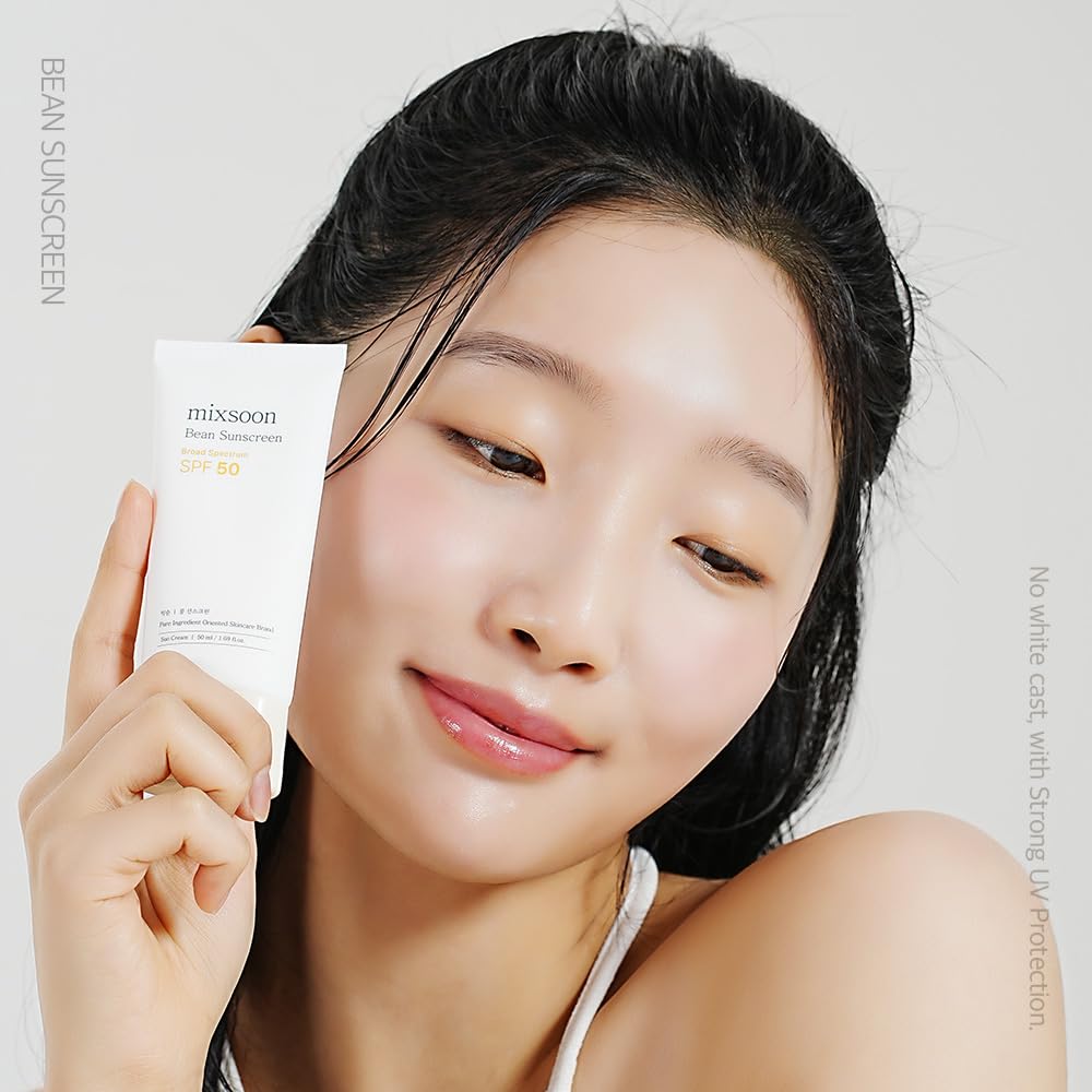 mixsoon Bean Sunscreen-Lightweight Airy Texture SPF 50 Korean Sunscreen for Face - Maple Wellness Supplements