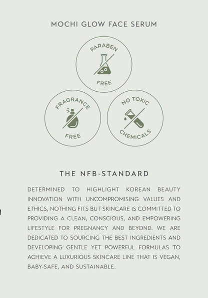 Mochi Glow 20% Niacinamide Serum for Face, High Potency Pore Tightening Skin Serum with Hyaluronic Acid & Glutathione, Anti-Aging Serum for Dark Spots & Fine Lines, Korean Skincare, 50ml/1.7fl.oz. - Maple Wellness Supplements