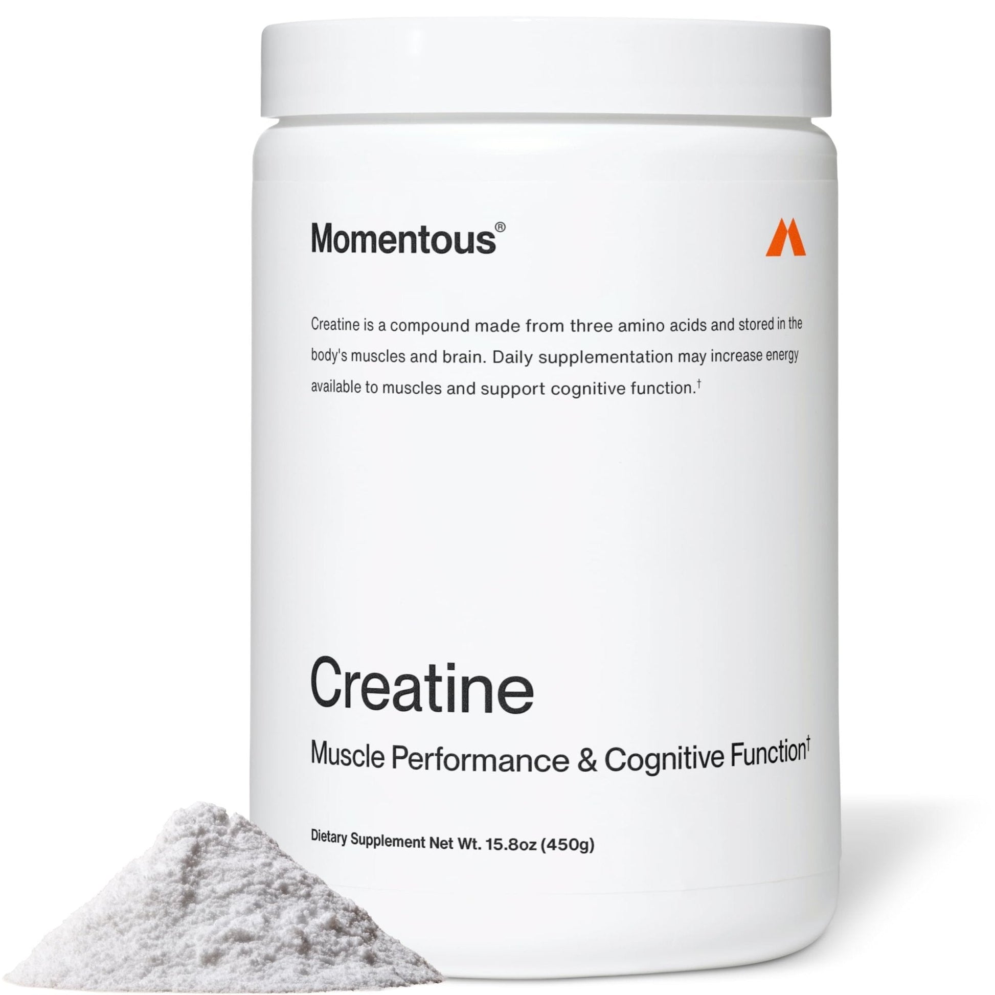 Momentous Creatine Monohydrate Powder - Creatine Powder - Supports Strength, Lean Muscle, & Recovery for Men & Women - Maple Wellness Supplements