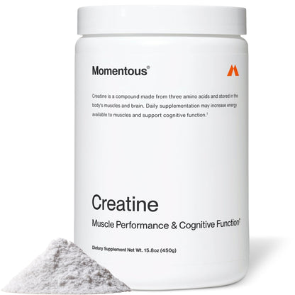 Momentous Creatine Monohydrate Powder - Creatine Powder - Supports Strength, Lean Muscle, & Recovery for Men & Women - Maple Wellness Supplements