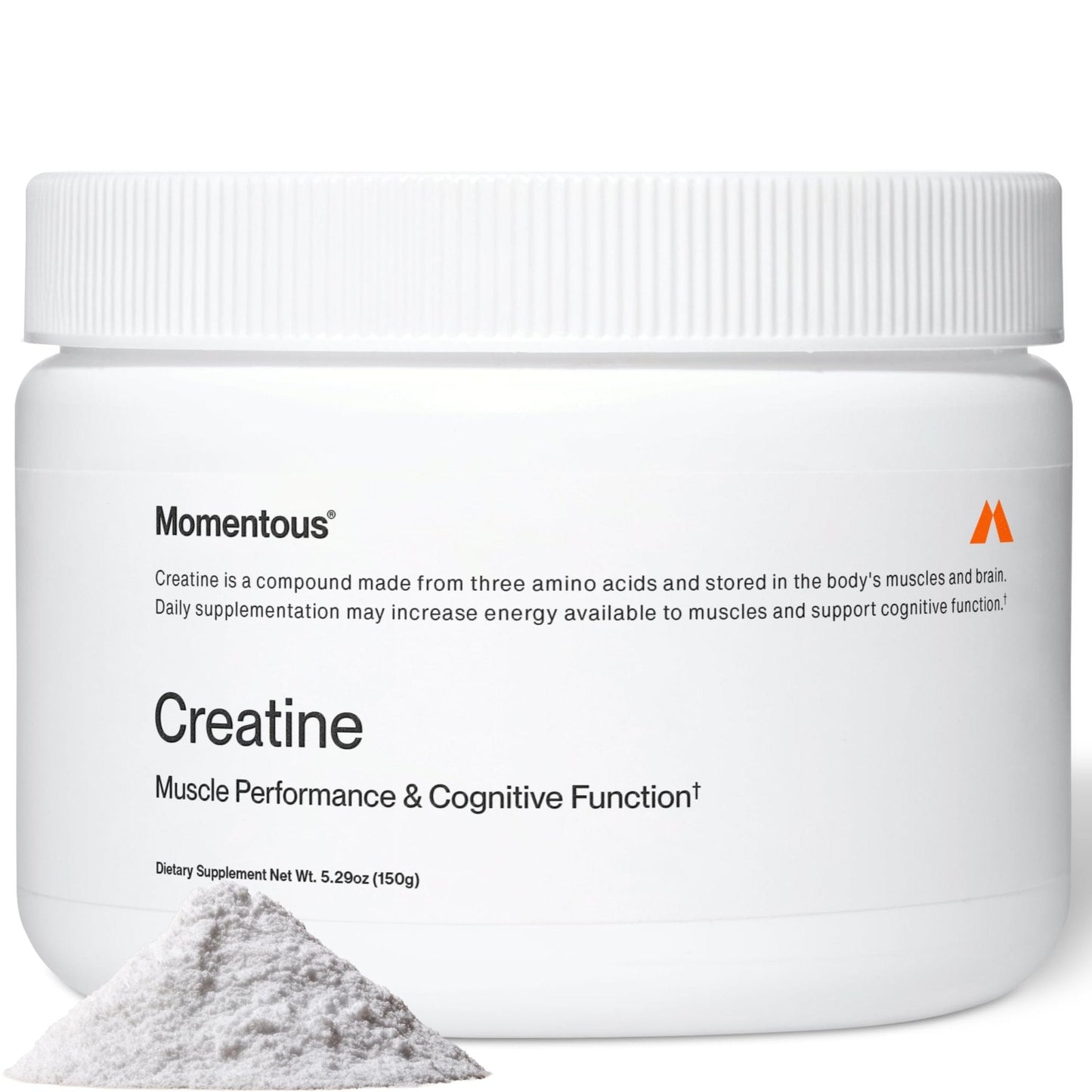 Momentous Creatine Monohydrate Powder - Creatine Powder - Supports Strength, Lean Muscle, & Recovery for Men & Women - NSF Certified for Sport - 5 g per Serving - 30 Servings - Maple Wellness Supplements
