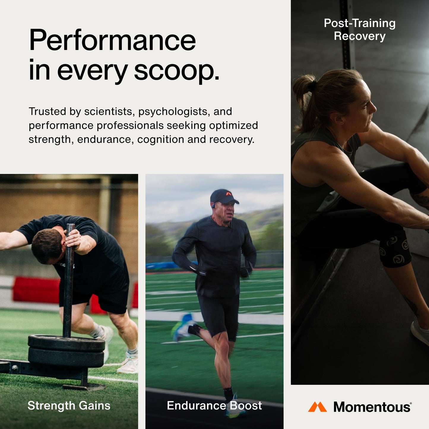Momentous Creatine Monohydrate Powder - Creatine Powder - Supports Strength, Lean Muscle, & Recovery for Men & Women - NSF Certified for Sport - 5 g per Serving - 30 Servings - Maple Wellness Supplements
