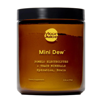 Moon Juice Mini Dew Electrolytes Powder - Sugar Free Minerals & Electrolyte Hydration Powder for Instant Hydration & Brain Support - Magnesium, Calcium, Potassium, Pink Salt, Pomelo, 30 Servings - Maple Wellness Supplements