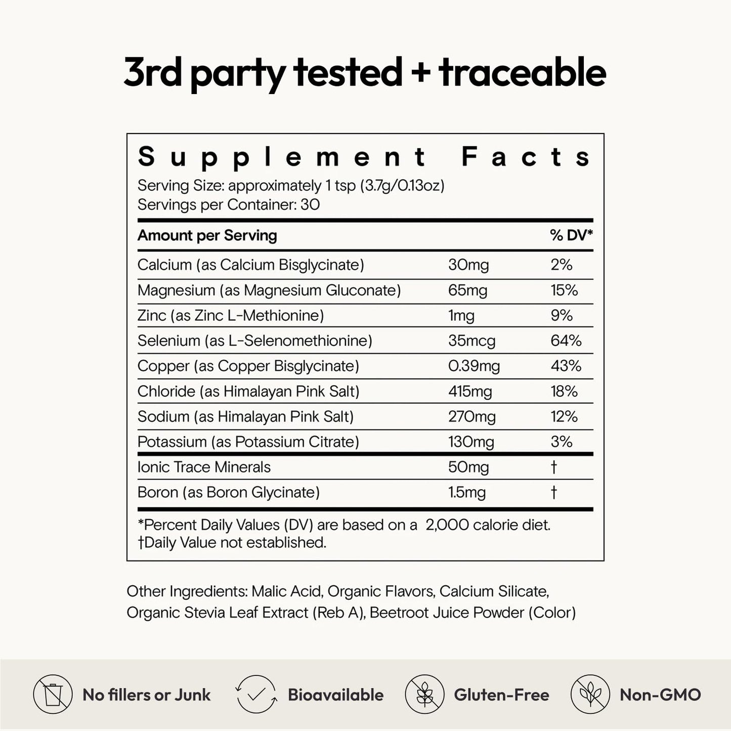Moon Juice Mini Dew Electrolytes Powder - Sugar Free Minerals & Electrolyte Hydration Powder for Instant Hydration & Brain Support - Magnesium, Calcium, Potassium, Pink Salt, Watermelon, 30 Servings - Maple Wellness Supplements