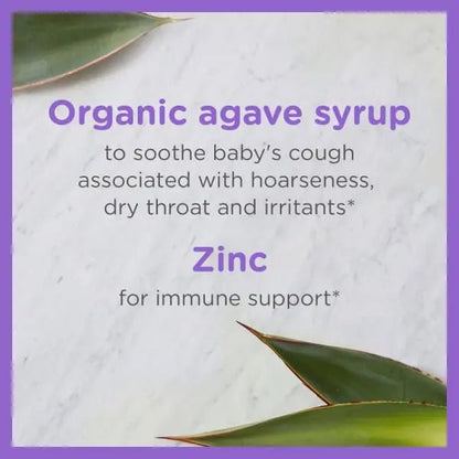 Motrin and Zarbee’s Essentials for Infants Infants' Concentrated Liquid Medicine Drops with Ibuprofen and Zarbee's Baby Coughⱡ Syrup + Immune with Organic Agave + Zinc - Maple Wellness Supplements